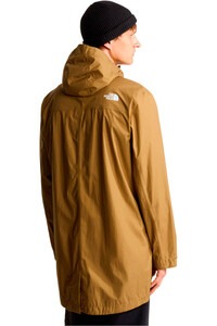 The North Face chaqueta impermeable hombre M PACKABLE SHELL PARKA vista trasera