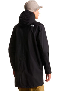 The North Face chaqueta impermeable hombre M PACKABLE SHELL PARKA vista trasera