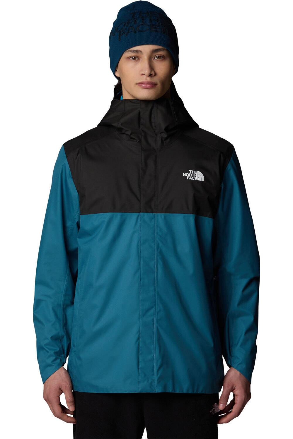 The North Face chaqueta impermeable hombre M QUEST ZIP-IN JACKET vista frontal