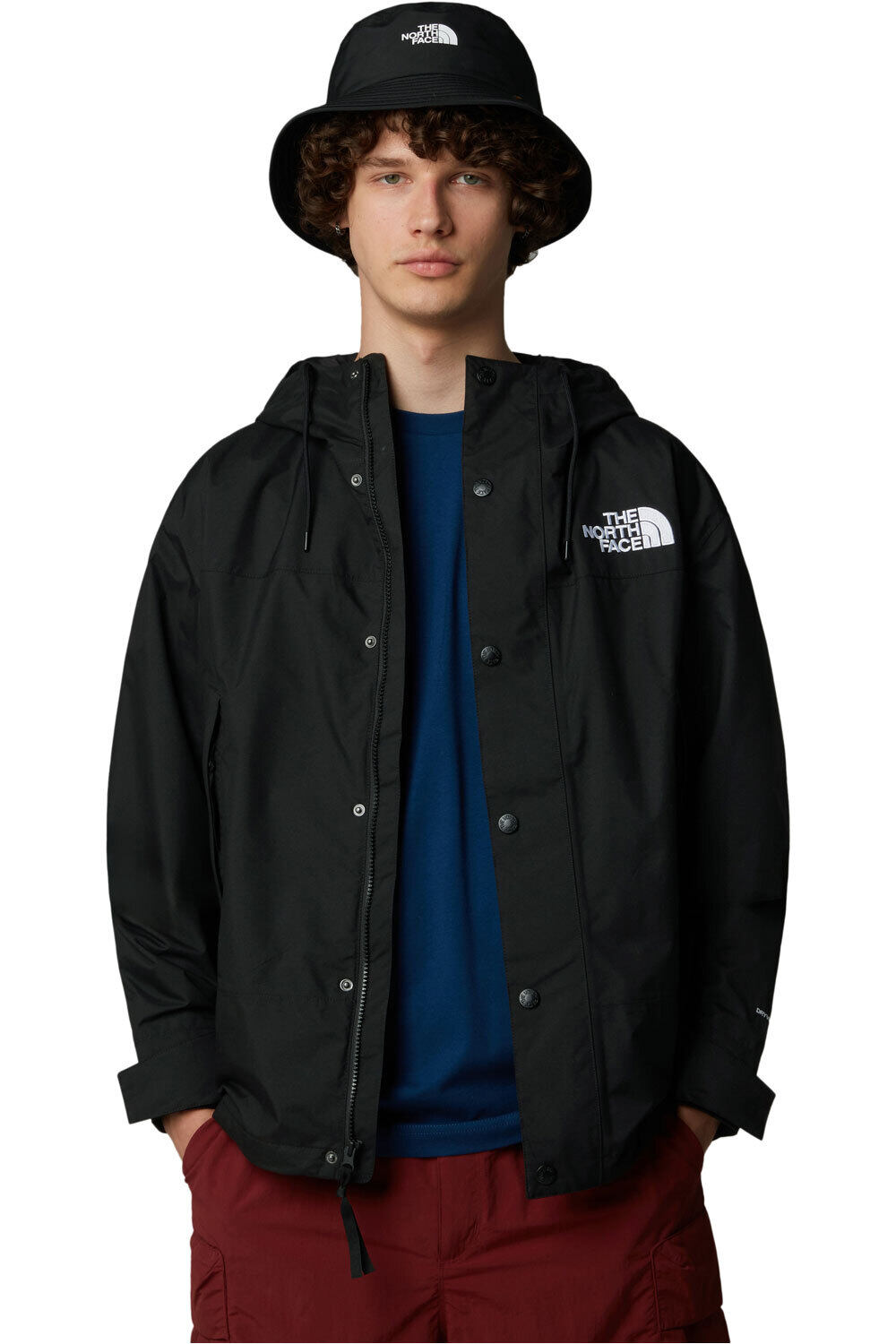 The North Face chaqueta impermeable hombre M REIGN ON JACKET vista detalle