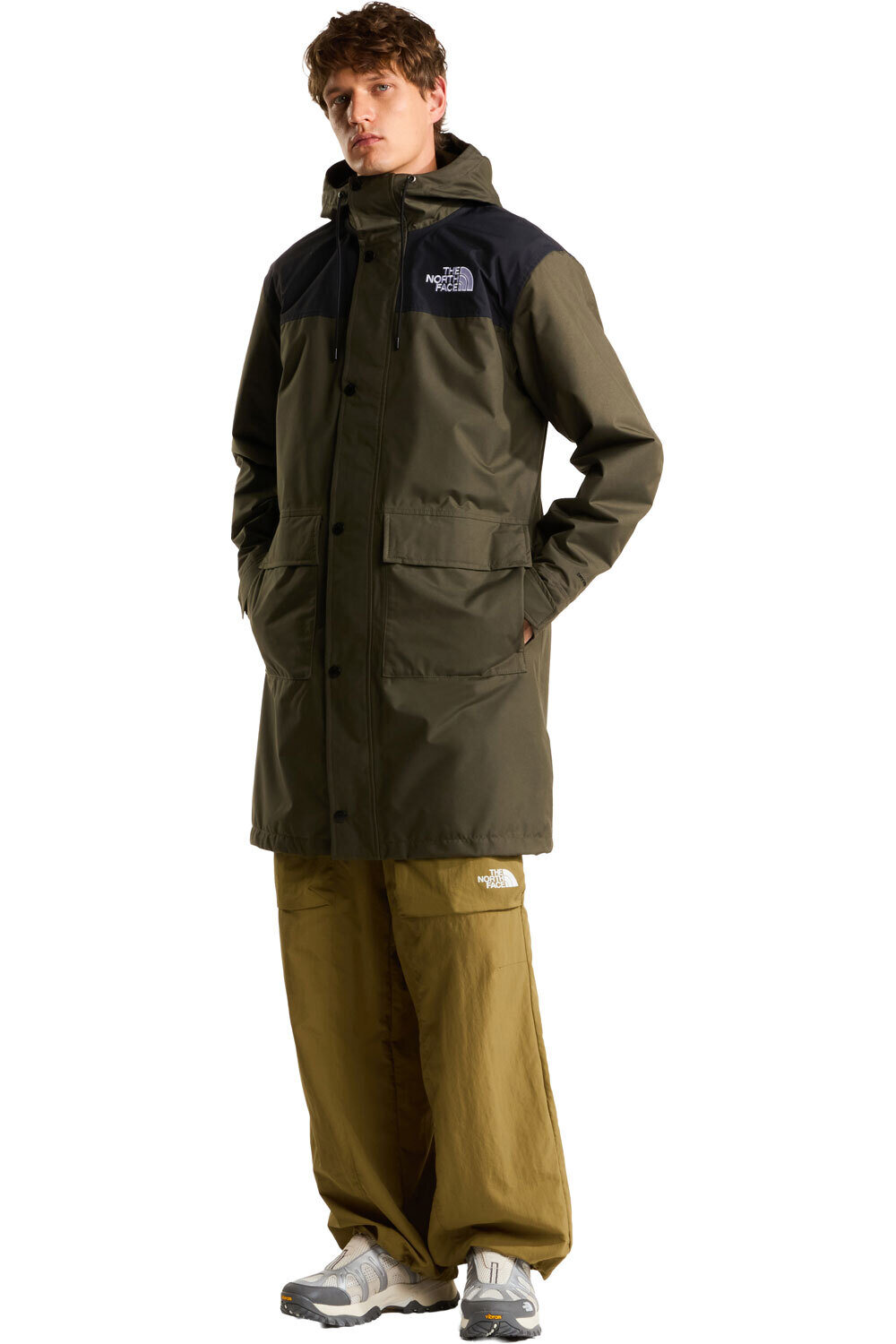 The North Face chaqueta impermeable hombre M REIGN ON PARKA vista frontal