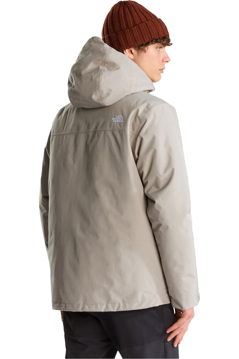 The North Face chaqueta impermeable insulada hombre M CARTO MONO TRICLIMATE HOODED JACKET vista detalle