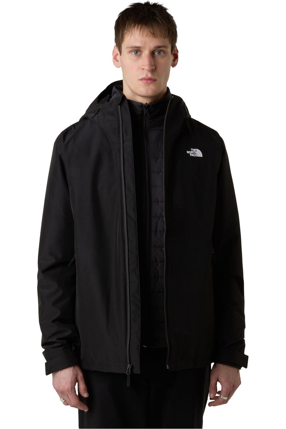 The North Face chaqueta impermeable insulada hombre M CARTO MONO TRICLIMATE HOODED JACKET vista frontal