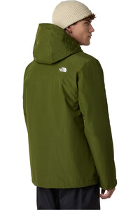 The North Face chaqueta impermeable insulada hombre M CARTO MONO TRICLIMATE HOODED JACKET vista trasera