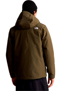 The North Face chaqueta impermeable insulada hombre M CARTO MONO TRICLIMATE HOODED JACKET vista trasera