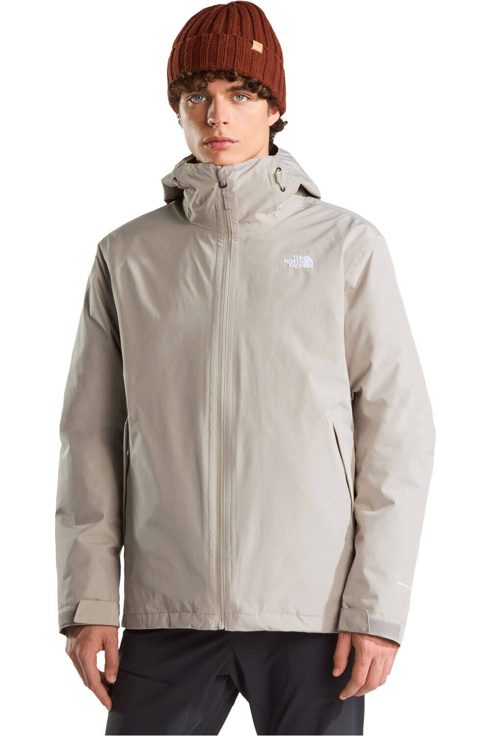 The North Face chaqueta impermeable insulada hombre M CARTO MONO TRICLIMATE HOODED JACKET vista trasera