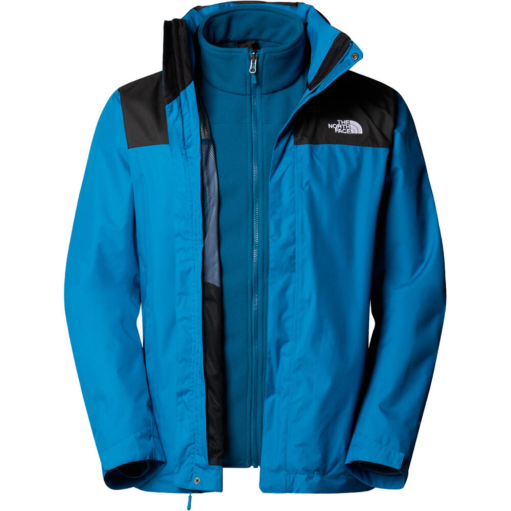 The North Face chaqueta impermeable insulada hombre M EVOLVE II TRICLIMATE JACKET 04