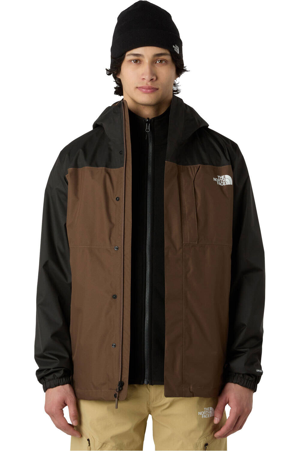 The North Face chaqueta impermeable insulada hombre M QUEST TRICLIMATE JACKET vista detalle