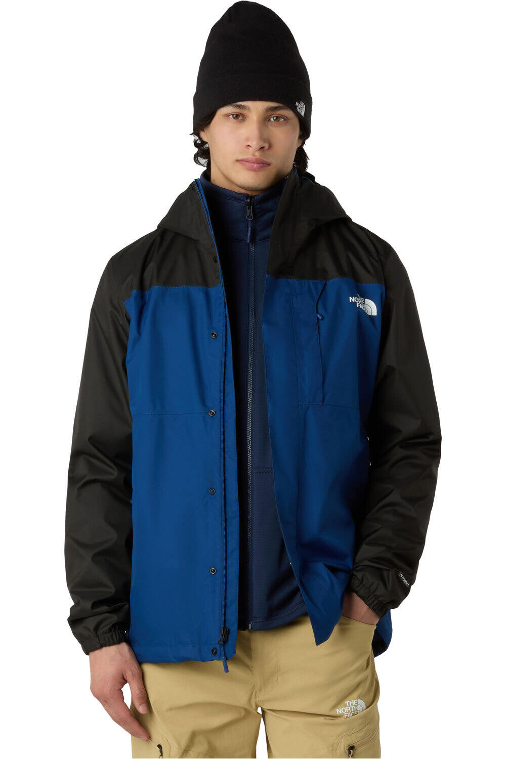 The North Face chaqueta impermeable insulada hombre M QUEST TRICLIMATE JACKET vista frontal