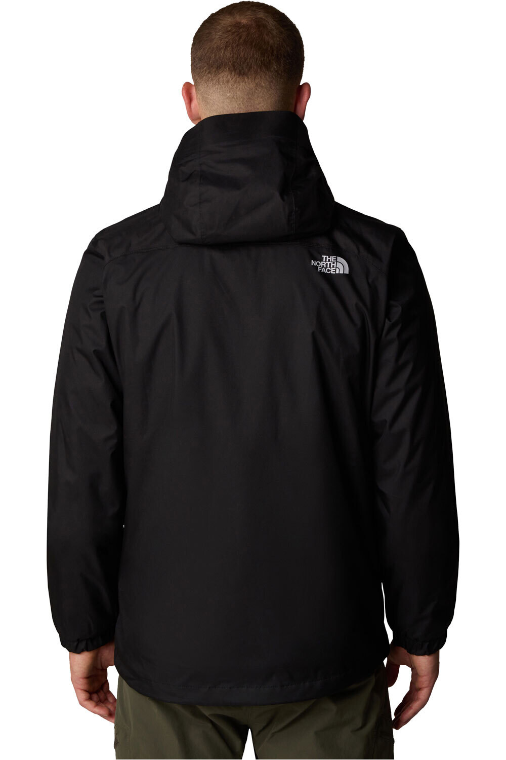 The North Face chaqueta impermeable insulada hombre M QUEST TRICLIMATE JACKET vista trasera