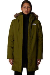 The North Face chaqueta impermeable insulada mujer W ARCTIC PARKA vista detalle