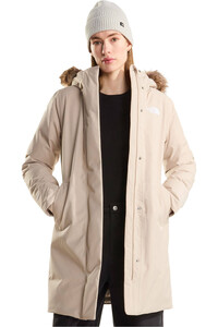 The North Face chaqueta impermeable insulada mujer W ARCTIC PARKA vista detalle
