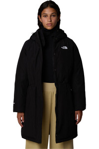 The North Face chaqueta impermeable insulada mujer W BROOKLYN PARKA vista detalle