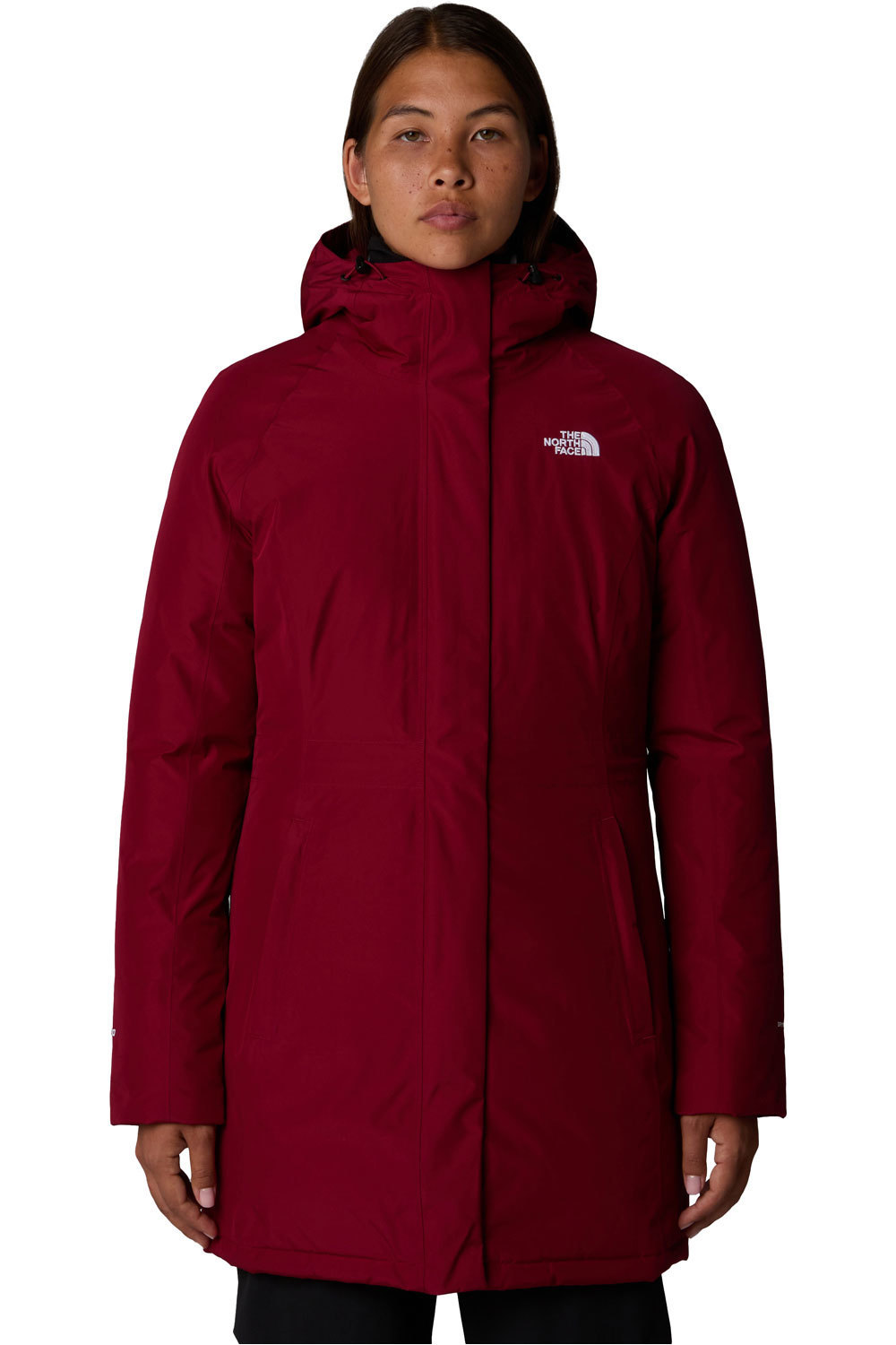 The North Face chaqueta impermeable insulada mujer W BROOKLYN PARKA vista frontal