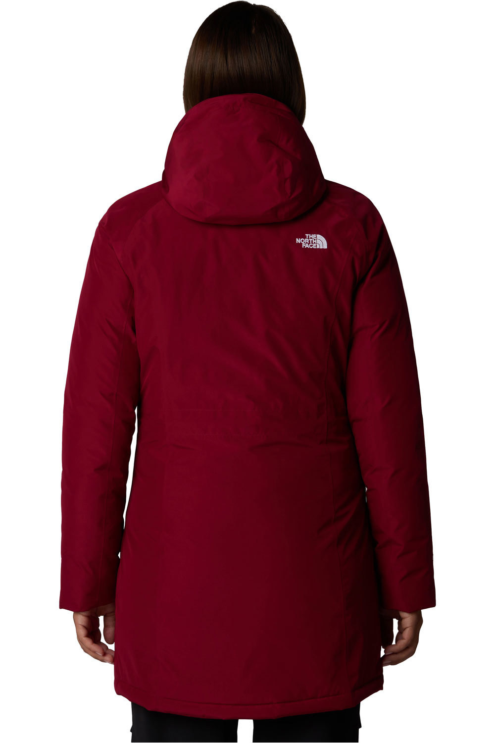 The North Face chaqueta impermeable insulada mujer W BROOKLYN PARKA vista trasera