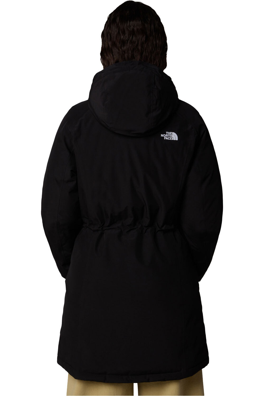 The North Face chaqueta impermeable insulada mujer W BROOKLYN PARKA vista trasera