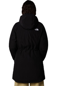 The North Face chaqueta impermeable insulada mujer W BROOKLYN PARKA vista trasera