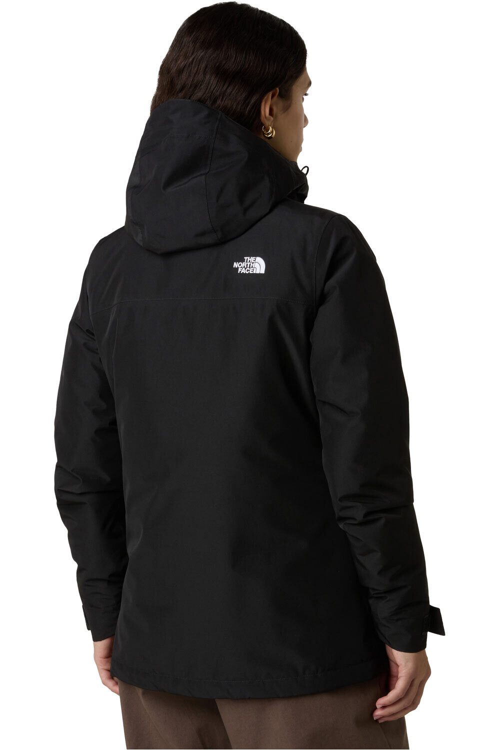 The North Face chaqueta impermeable insulada mujer W CARTO MONO TRICLIMATE HOODED JACKET vista trasera