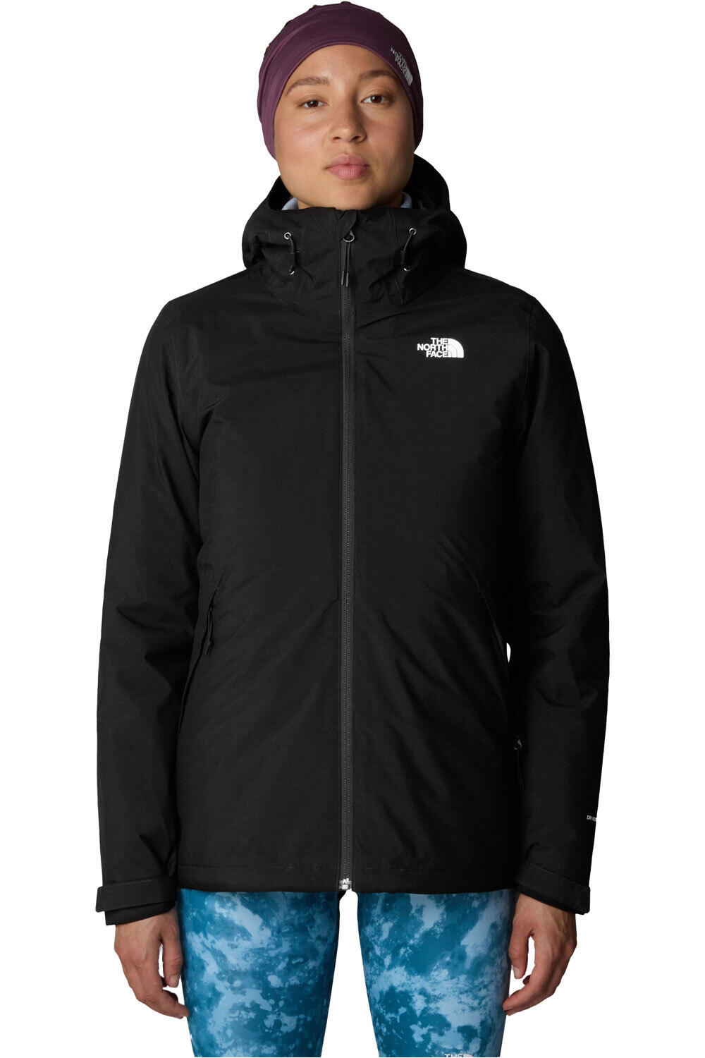 The North Face chaqueta impermeable insulada mujer W CARTO TRICLIMATE JACKET vista detalle