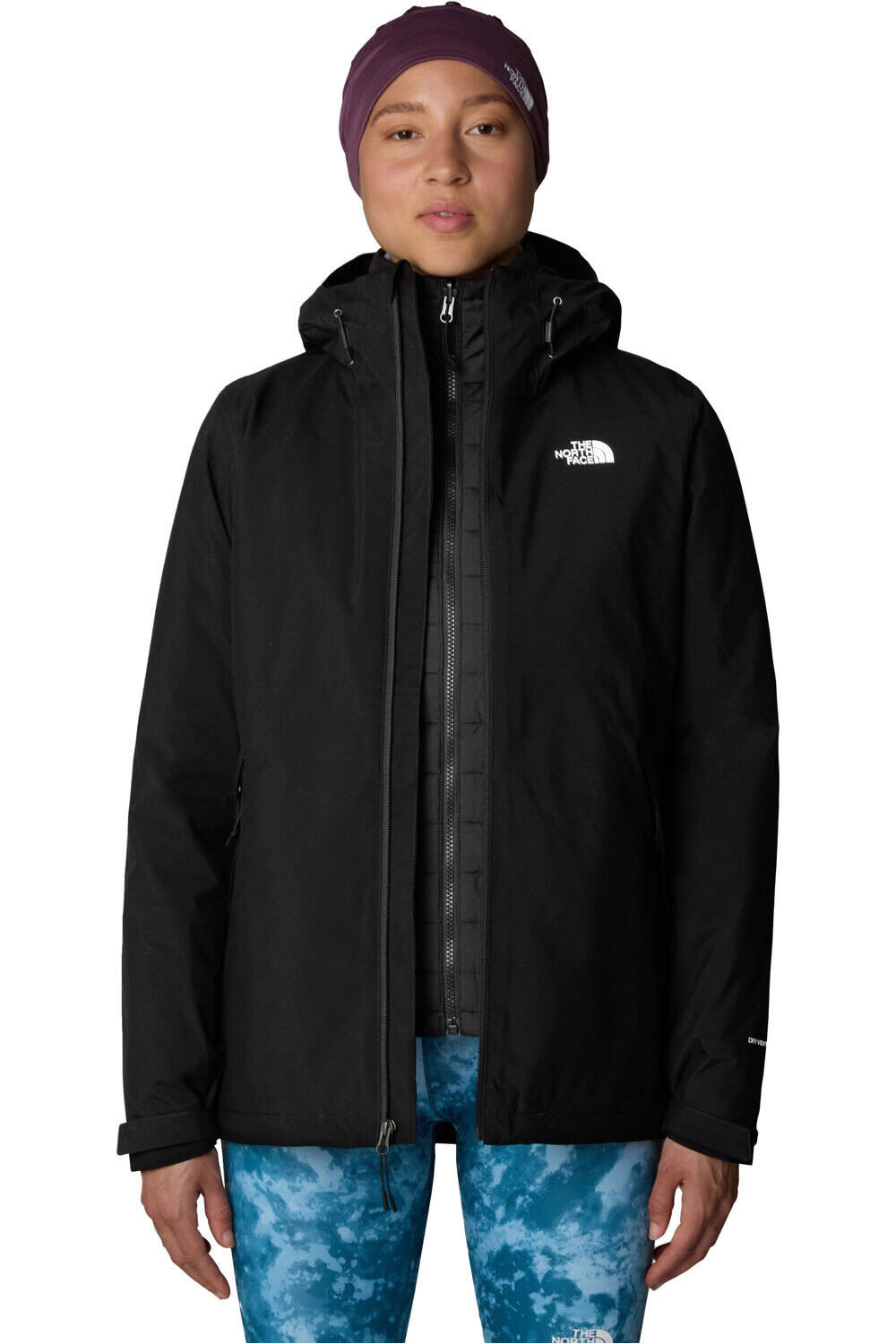 The North Face chaqueta impermeable insulada mujer W CARTO TRICLIMATE JACKET vista frontal