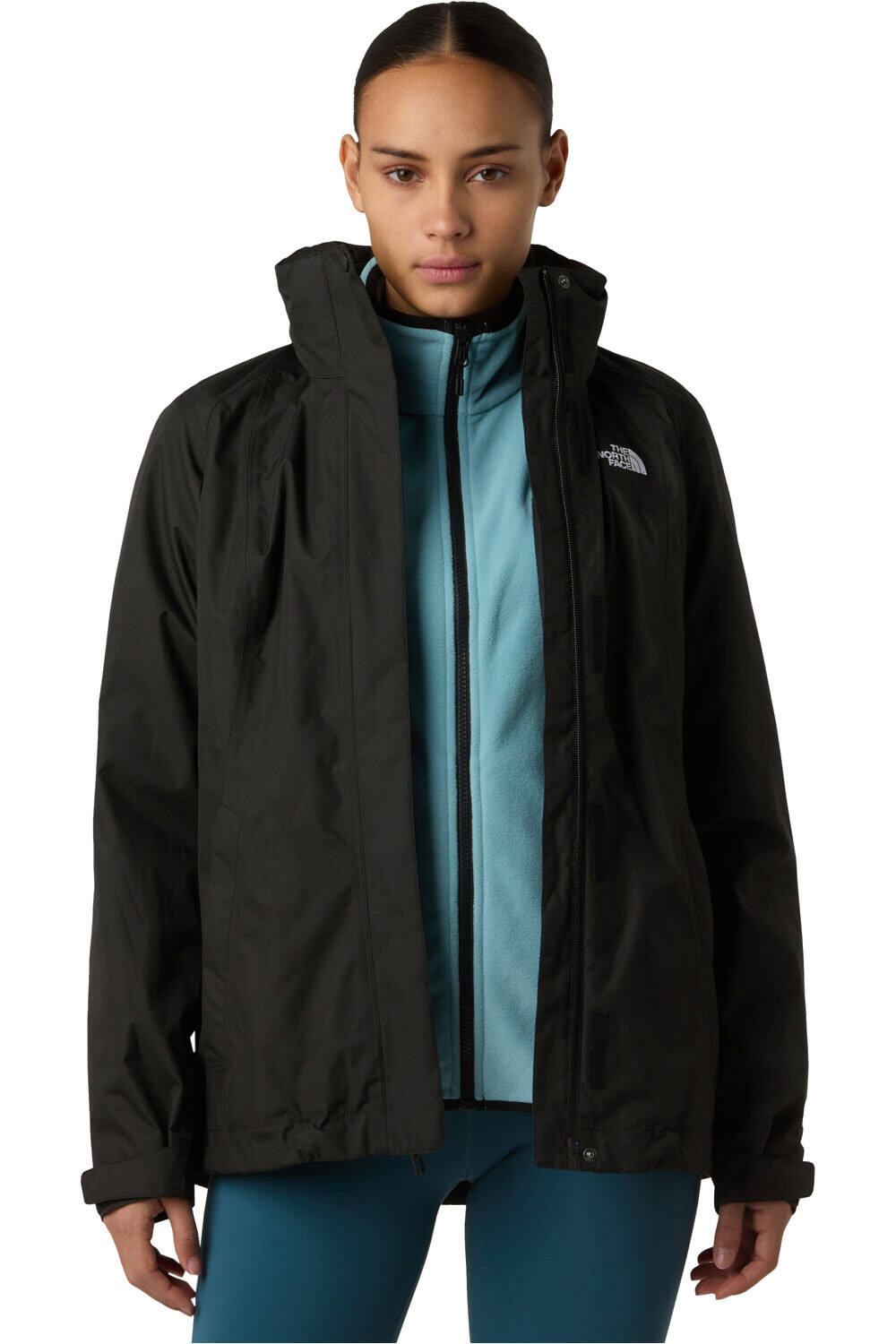 The North Face chaqueta impermeable insulada mujer W EVOLVE II TRICLIMATE JACKET 03