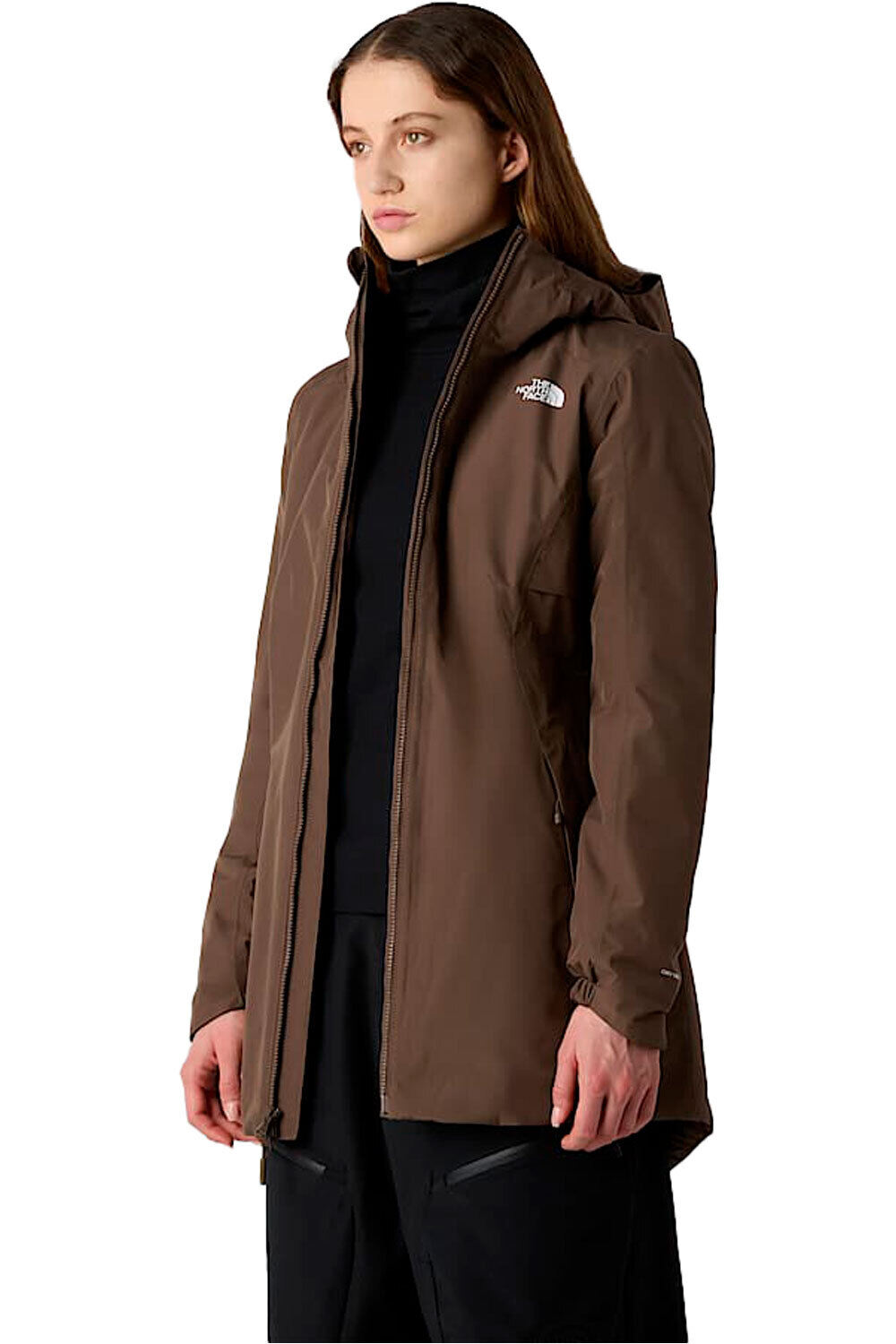 The North Face chaqueta impermeable insulada mujer W HIKESTELLER INSULATED PARKA vista detalle