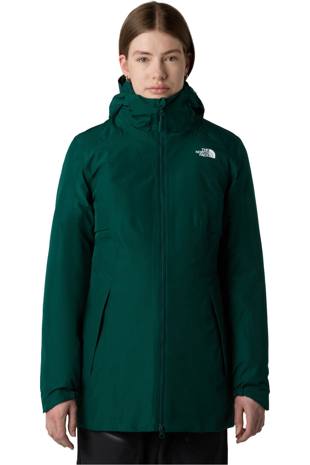 The North Face chaqueta impermeable insulada mujer W HIKESTELLER INSULATED PARKA vista frontal