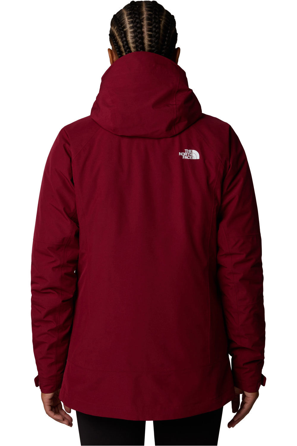 The North Face chaqueta impermeable insulada mujer W INLUX TRICLIMATE vista trasera