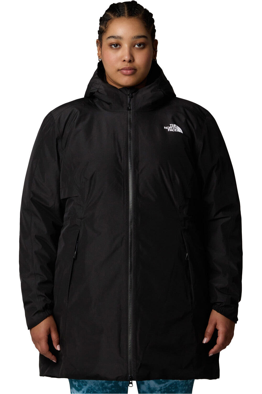 The North Face chaqueta impermeable insulada mujer W PLUS HIKESTELLER INSULATED PARKA vista frontal
