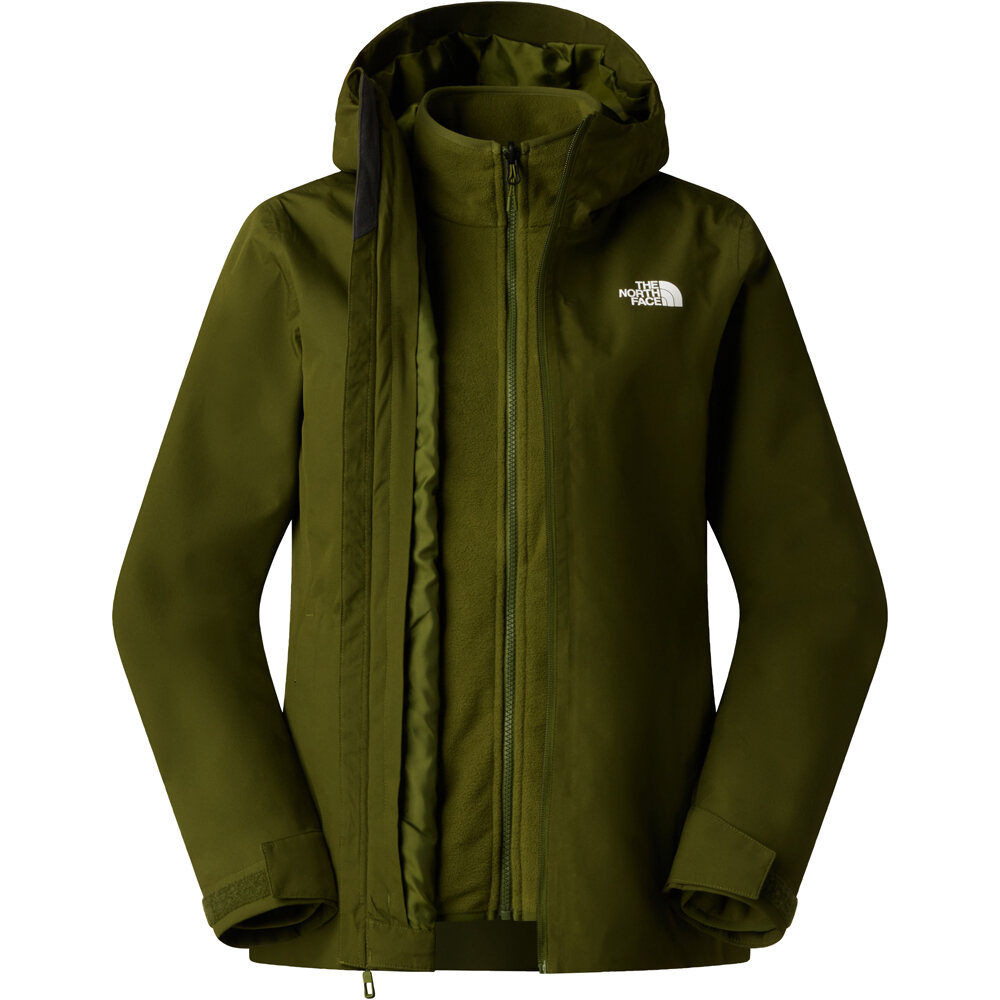 The North Face chaqueta impermeable insulada mujer W QUEST MONO TRICLIMATE vista detalle