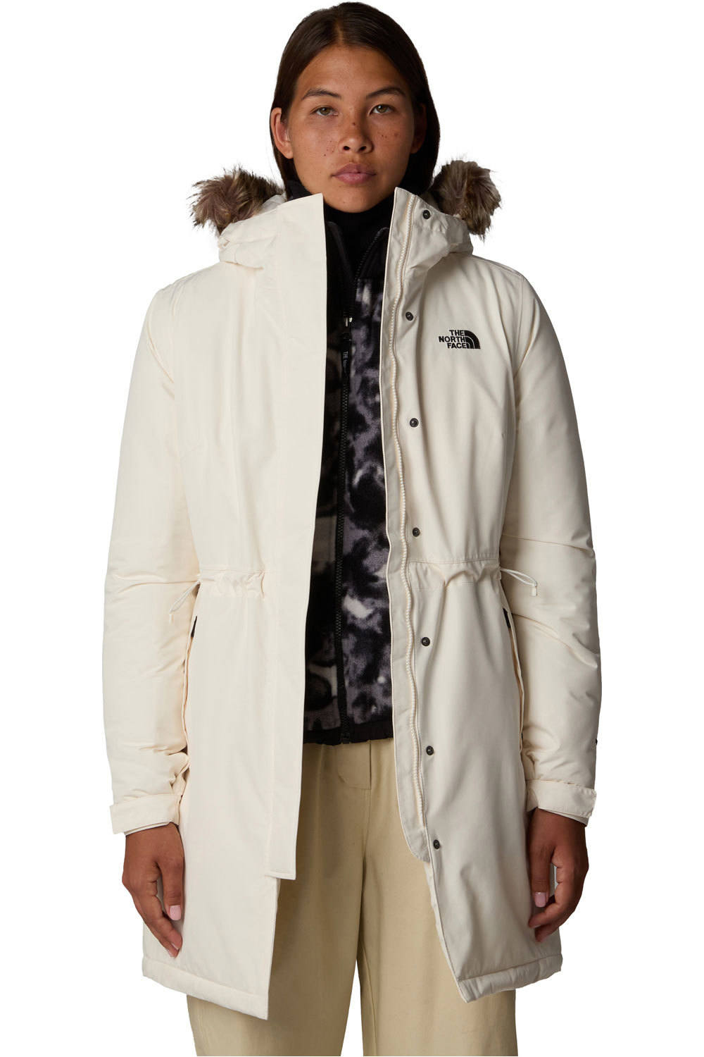 The North Face chaqueta impermeable insulada mujer W ZANECK PARKA vista detalle