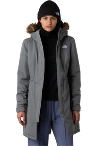 The North Face chaqueta impermeable insulada mujer W ZANECK PARKA vista detalle