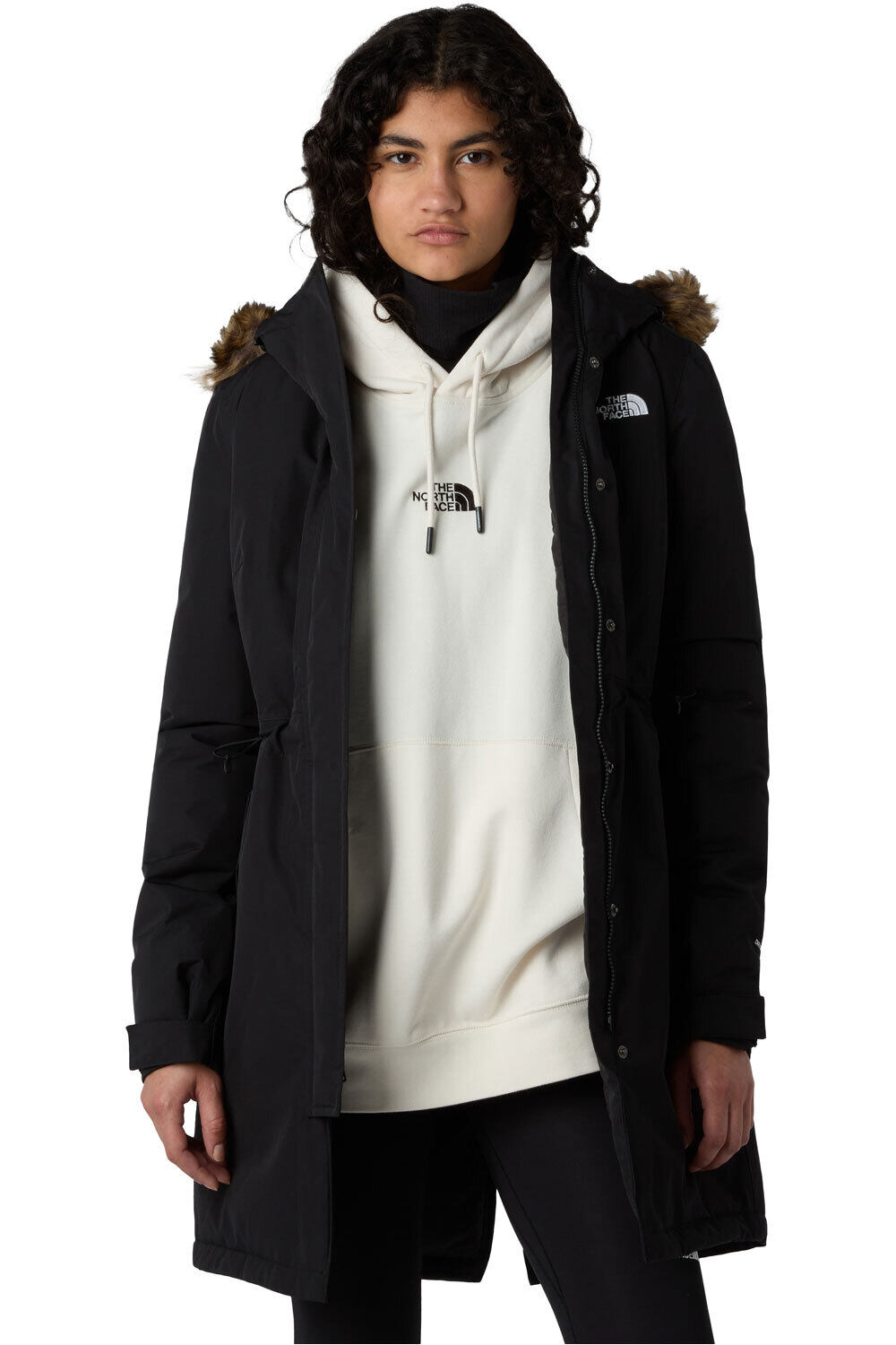 The North Face chaqueta impermeable insulada mujer W ZANECK PARKA vista detalle