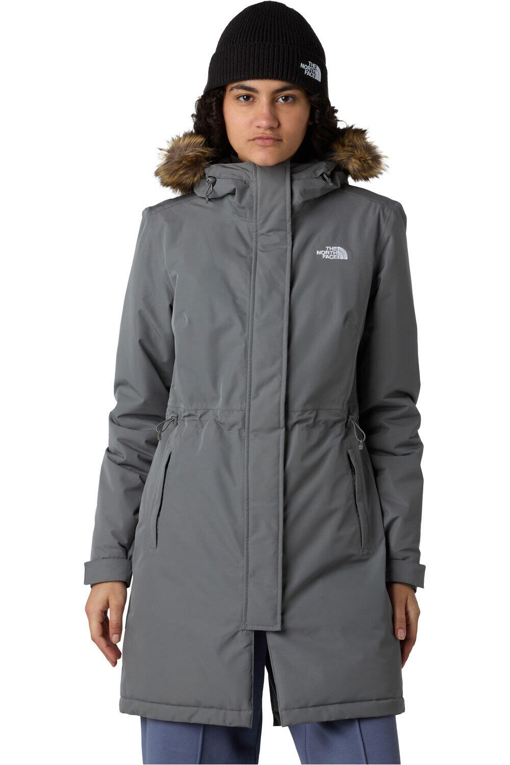 The North Face chaqueta impermeable insulada mujer W ZANECK PARKA vista frontal