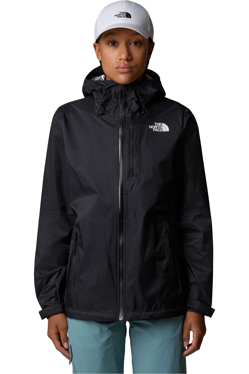 The North Face chaqueta impermeable mujer W ALTA VISTA RAIN JACKET vista frontal