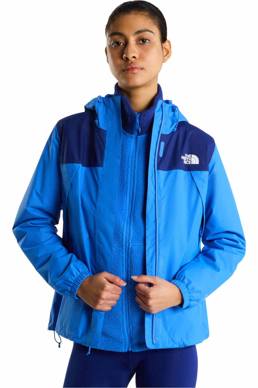 The North Face chaqueta impermeable mujer W ANTORA RAIN JACKET vista detalle