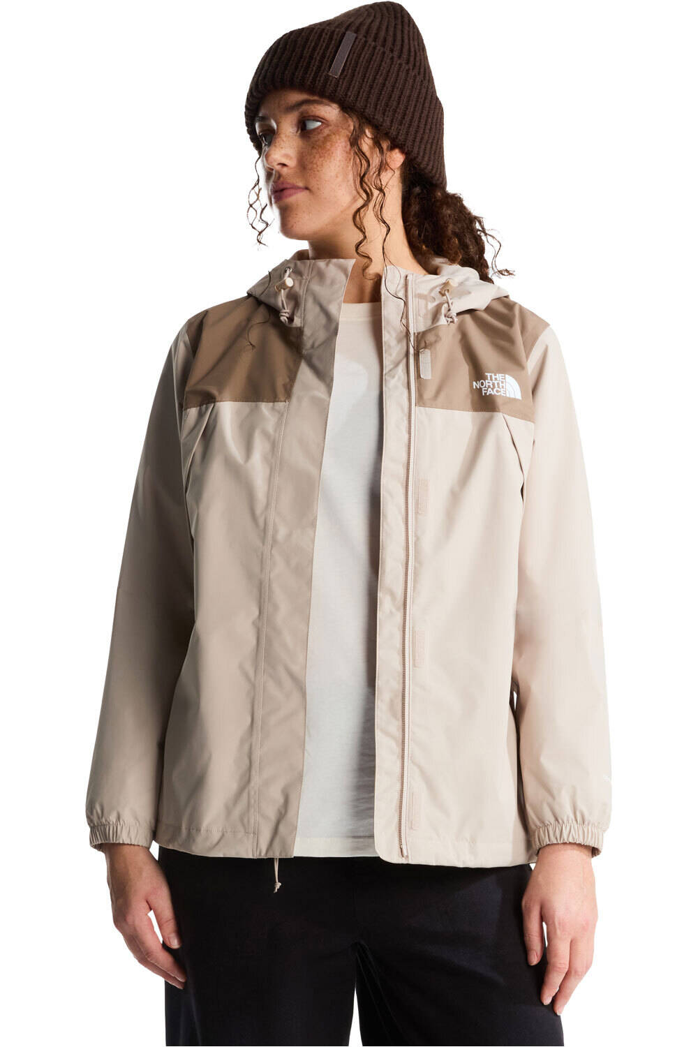 The North Face chaqueta impermeable mujer W ANTORA RAIN JACKET vista detalle