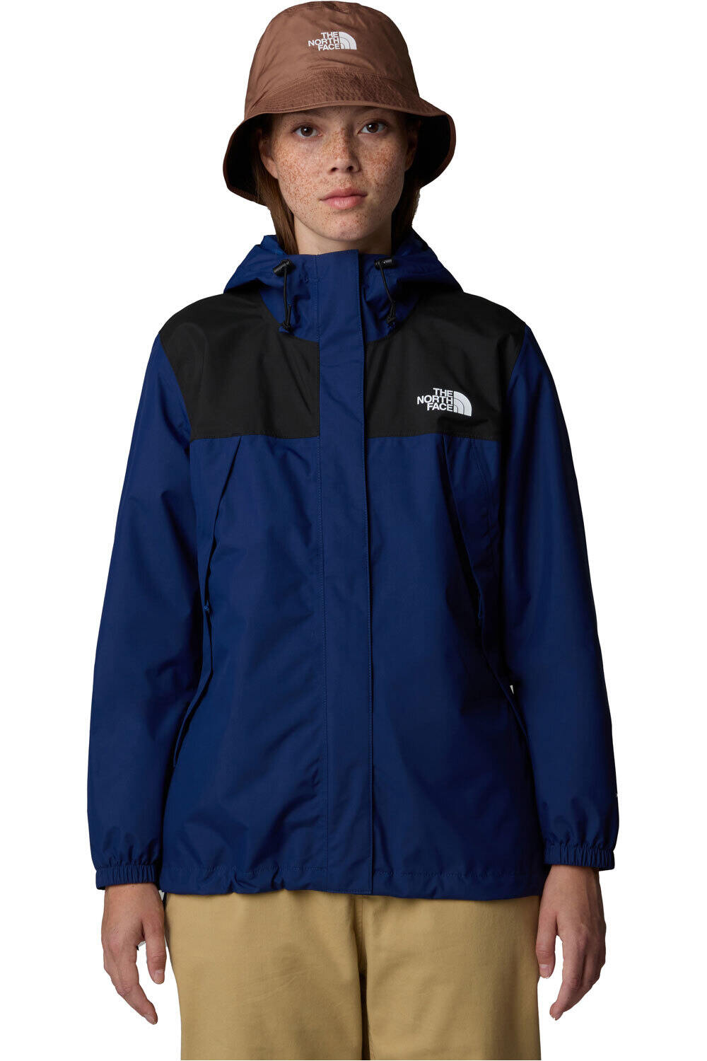 The North Face chaqueta impermeable mujer W ANTORA RAIN JACKET vista frontal