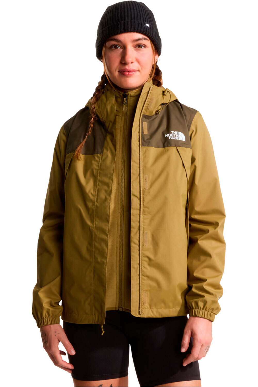 The North Face chaqueta impermeable mujer W ANTORA RAIN JACKET vista frontal