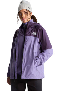 The North Face chaqueta impermeable mujer W DRYVENT ZIP-IN JACKET vista detalle