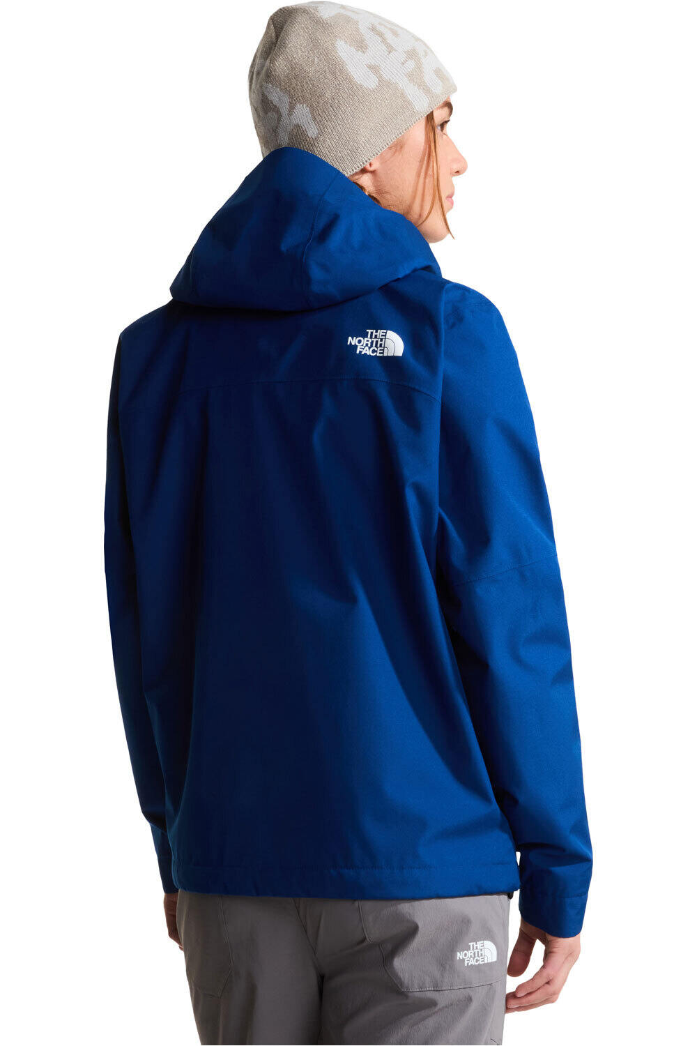 The North Face chaqueta impermeable mujer W DRYVENT ZIP-IN JACKET vista trasera