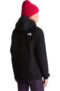 The North Face chaqueta impermeable mujer W DRYVENT ZIP-IN JACKET vista trasera