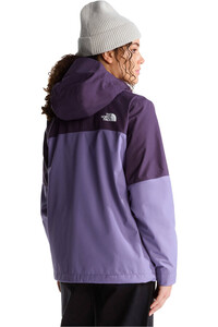 The North Face chaqueta impermeable mujer W DRYVENT ZIP-IN JACKET vista trasera