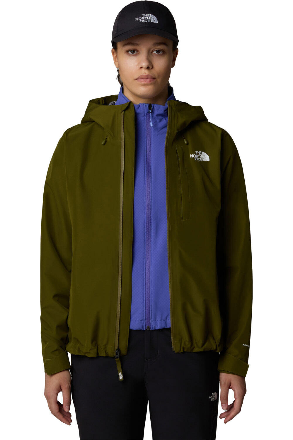 The North Face chaqueta impermeable mujer W DRYZZLE FUTURELIGHT 2 JACKET vista detalle