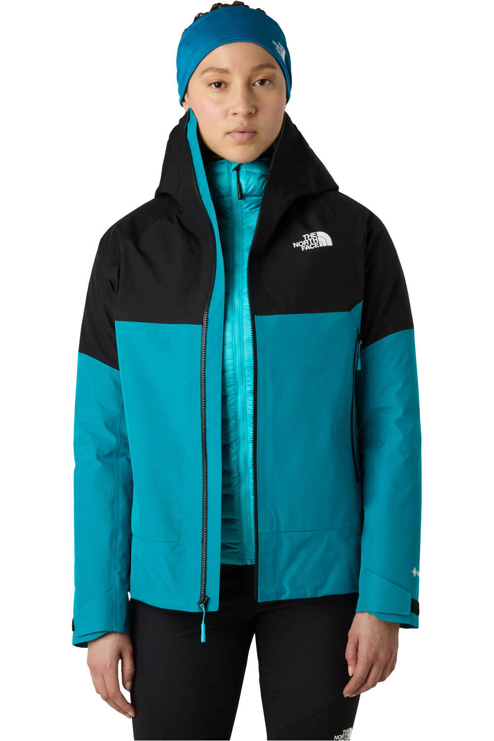 The North Face chaqueta impermeable mujer W GTX JAZZI JACKET vista detalle