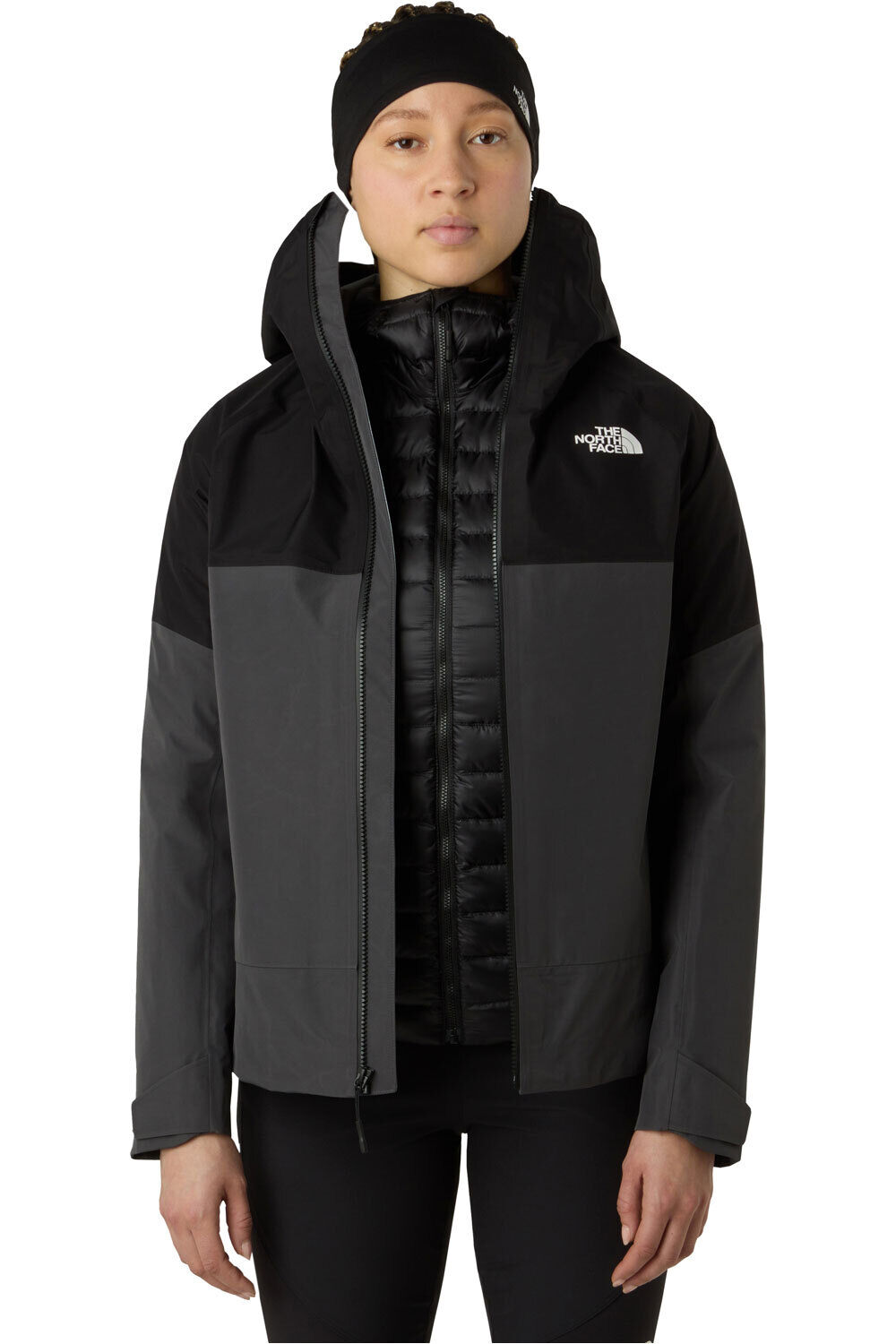 The North Face chaqueta impermeable mujer W GTX JAZZI JACKET vista detalle