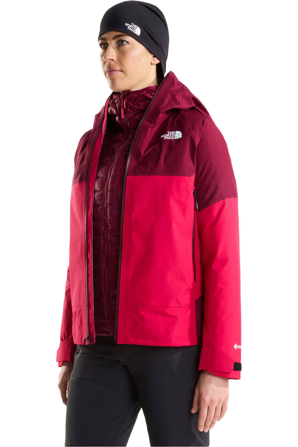 The North Face chaqueta impermeable mujer W GTX JAZZI JACKET vista detalle