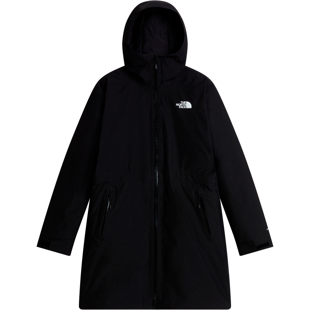 The North Face chaqueta impermeable mujer W HIKESTELLER INSULATED PARKA vista detalle