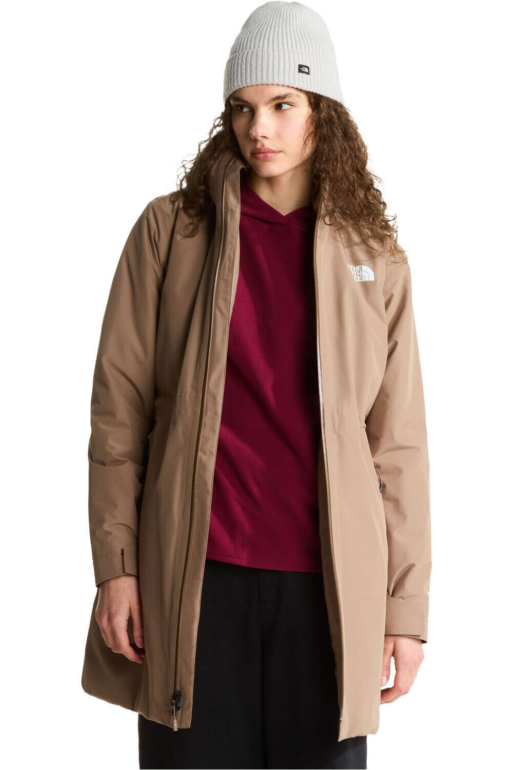 The North Face chaqueta impermeable mujer W HIKESTELLER INSULATED PARKA vista detalle
