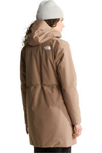 The North Face chaqueta impermeable mujer W HIKESTELLER INSULATED PARKA vista trasera